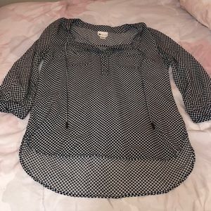 3/4 sleeve blouse